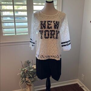 Express NEW YORK lace top